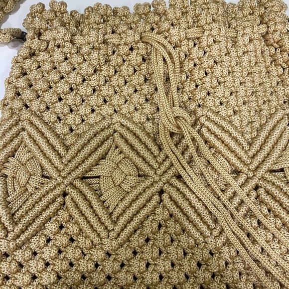 Macrame Purse- Boho Chic - Picture 3 of 7